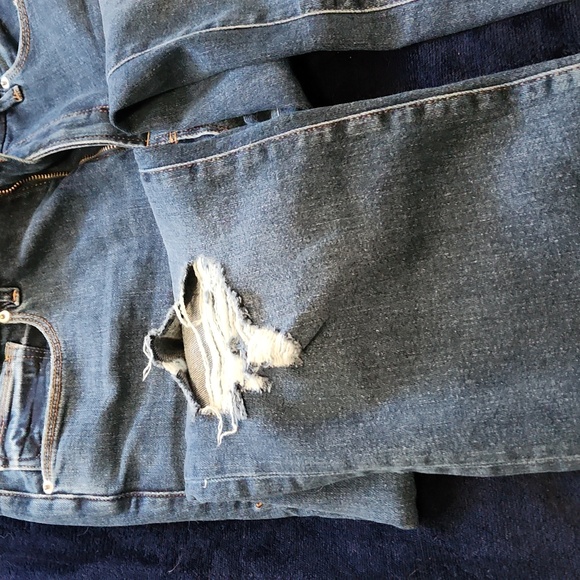 NEW Good American Cropped Boot Cut Flare Jeans Women’s 12/31 Stretch GLCMB336T - Picture 3 of 3